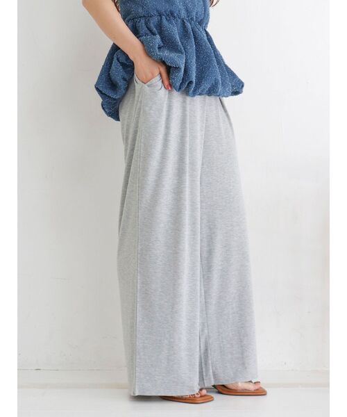 Ungrid（アングリッド）の「カットストレートパンツ（その他パンツ・レディース・ライトグレー/ブラック・FREE）」の11枚目の写真