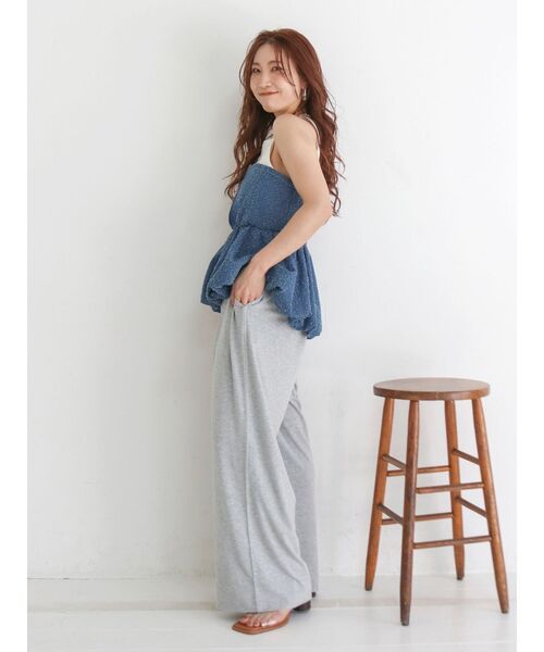 Ungrid（アングリッド）の「カットストレートパンツ（その他パンツ・レディース・ライトグレー/ブラック・FREE）」の13枚目の写真