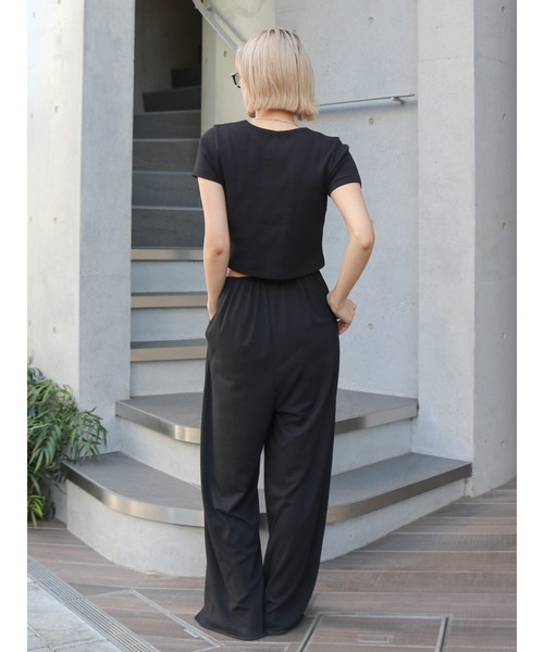 Ungrid(アングリッド)の「カットストレートパンツ(その他パンツ・レディース・ライトグレー/ブラック・FREE)」の11枚目の写真