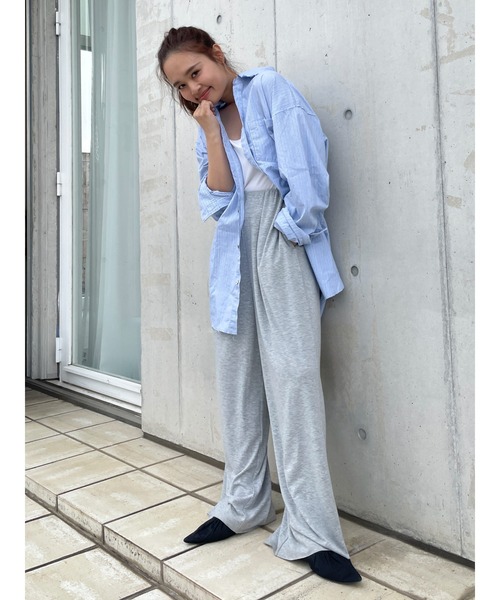 Ungrid(アングリッド)の「カットストレートパンツ(その他パンツ・レディース・ライトグレー/ブラック・FREE)」の22枚目の写真