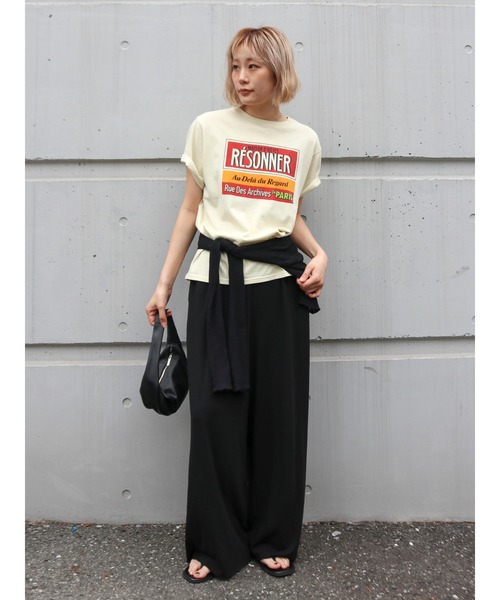 Ungrid(アングリッド)の「カットストレートパンツ(その他パンツ・レディース・ライトグレー/ブラック・FREE)」の19枚目の写真