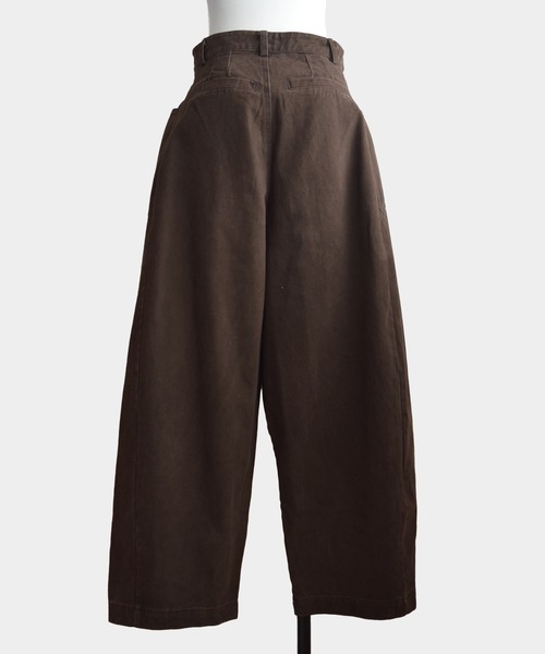 Marient（マリエント）の「カーブ切替デニムPT（デニムパンツ・レディース・ブラウン・S）」の9枚目の写真