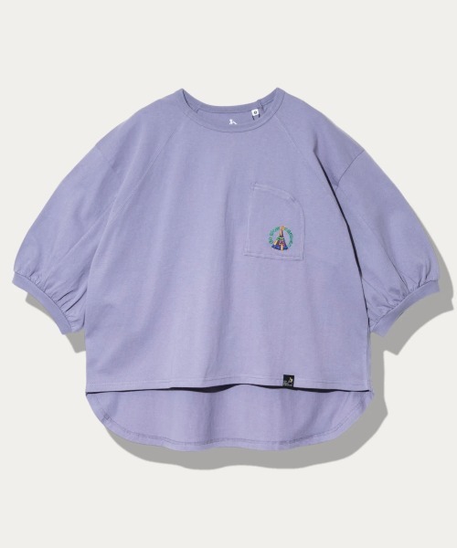 go slow caravan（ゴースローキャラバン）の「USA/C ラグラン セットイン プルオーバーTEE W（Tシャツ/カットソー・レディース・ラベンダー/ネイビー/アイボリー/コーラルピンク・FREE）」の4枚目の写真