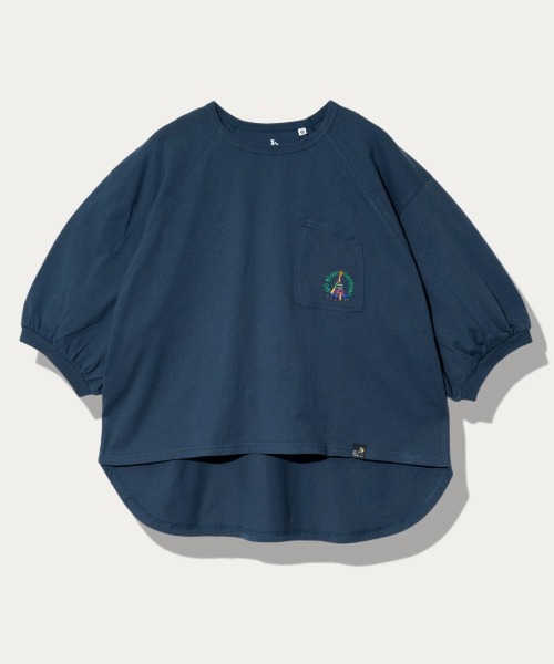 go slow caravan（ゴースローキャラバン）の「USA/C ラグラン セットイン プルオーバーTEE W（Tシャツ/カットソー・レディース・ラベンダー/ネイビー/アイボリー/コーラルピンク・FREE）」の3枚目の写真