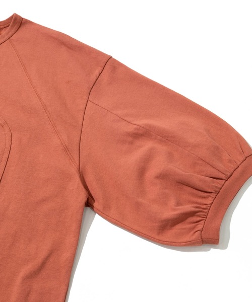 go slow caravan（ゴースローキャラバン）の「USA/C ラグラン セットイン プルオーバーTEE W（Tシャツ/カットソー・レディース・ラベンダー/ネイビー/アイボリー/コーラルピンク・FREE）」の7枚目の写真