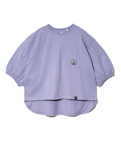 go slow caravan（ゴースローキャラバン）の「USA/C ラグラン セットイン プルオーバーTEE W（Tシャツ/カットソー・レディース・ラベンダー/ネイビー/アイボリー/コーラルピンク・FREE）」の12枚目の写真