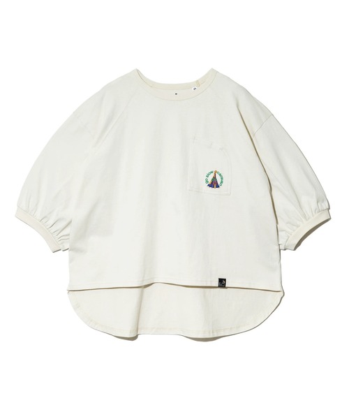 go slow caravan（ゴースローキャラバン）の「USA/C ラグラン セットイン プルオーバーTEE W（Tシャツ/カットソー・レディース・ラベンダー/ネイビー/アイボリー/コーラルピンク・FREE）」の16枚目の写真