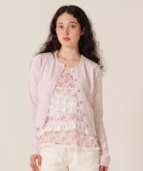 TINA：JOJUN（ティーナジョジュン）の「フリルデザイン フレア キャミチュニック TINA：JOJUN（キャミソール・レディース・サックスブルー/ピンク/ホワイト・M）」の12枚目の写真