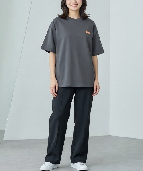 ALWAYS GOOD TIME（オルウェイズグッドタイム）の「【JAWS/ジョーズ】USD加工アートワークプリント半袖Tシャツ（Tシャツ/カットソー・メンズ・ブラック系その他/アイボリー/ホワイト系その他/スミクロ・L/M/LL）」の18枚目の写真