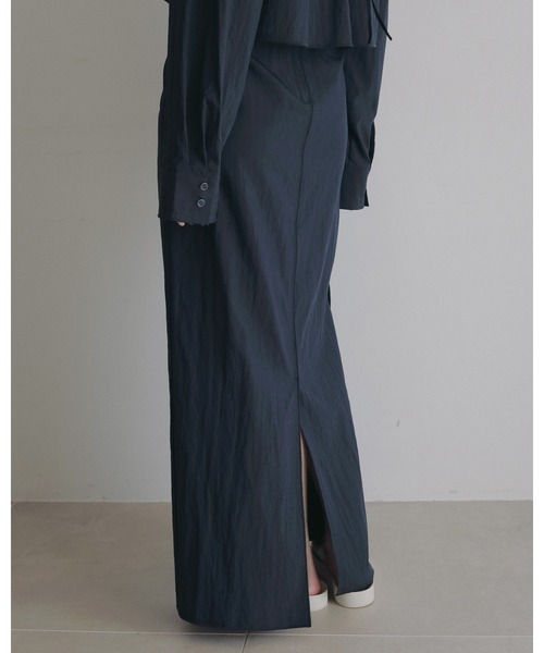 anuke(アンヌーク)の「Sheer Pencil Skirt(スカート・レディース・ネイビー/ホワイト・38inch/36inch)」の5枚目の写真