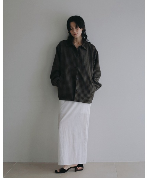anuke(アンヌーク)の「Sheer Pencil Skirt(スカート・レディース・ネイビー/ホワイト・38inch/36inch)」の13枚目の写真