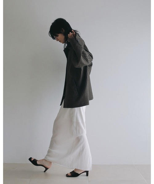 anuke(アンヌーク)の「Sheer Pencil Skirt(スカート・レディース・ネイビー/ホワイト・38inch/36inch)」の14枚目の写真