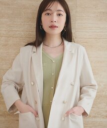 natural couture | 〈osono〉べこべこ金釦綿麻テーラードジャケット(テーラードジャケット)