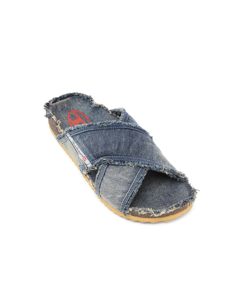 DIESEL（ディーゼル）の「メンズ フラットサンダル D-WOODSTOCK CROSS（サンダル・メンズ・インディゴブルー・43/42）」の4枚目の写真