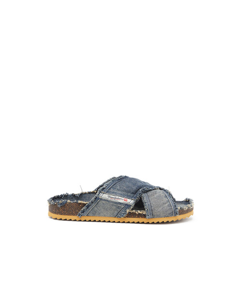 DIESEL（ディーゼル）の「メンズ フラットサンダル D-WOODSTOCK CROSS（サンダル・メンズ・インディゴブルー・43/42）」の7枚目の写真