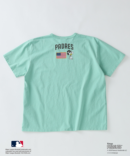 Vintage PEANUTS（ビンテージピーナッツ）の「PEANUTS / ピーナッツ 別注 MLB ベースボール プリントTシャツ（Tシャツ/カットソー・メンズ・ホワイト/ブラック系その他/グレー・LARGE/MEDIUM）」の21枚目の写真