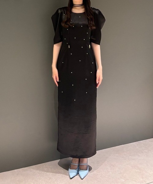 パールグローサテンドレス / pearl glow satin dress（ドレス