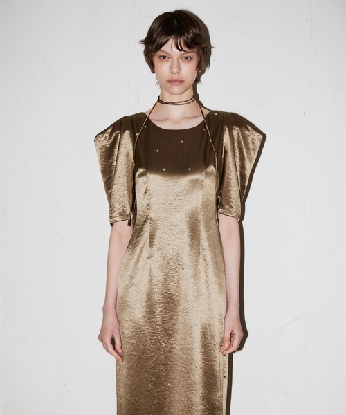 パールグローサテンドレス / pearl glow satin dress（ドレス