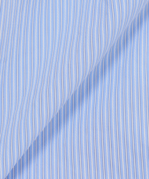 B.C STOCK（ベーセーストック）の「FORHUS ストライプシャツブルゾン（その他アウター・メンズ・ブルー系その他/ホワイト・LARGE/MEDIUM）」の22枚目の写真