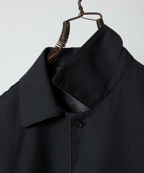 NUMBER (N)INE（ナンバーナイン）の「TWILL OPEN COLLAR S/S SHIRT / ワンポイント 刺繍 ツイル ショートスリーブ オープンカラー シャツ（シャツ/ブラウス・メンズ・オリーブ/ブラック・4/3/2）」の5枚目の写真