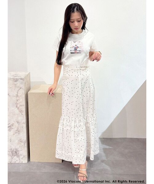 MERCURYDUO（マーキュリーデュオ）の「【EMILY IN PARISコラボ】バーティカルフォトTシャツ（Tシャツ/カットソー・レディース・オフホワイト・FREE）」の12枚目の写真