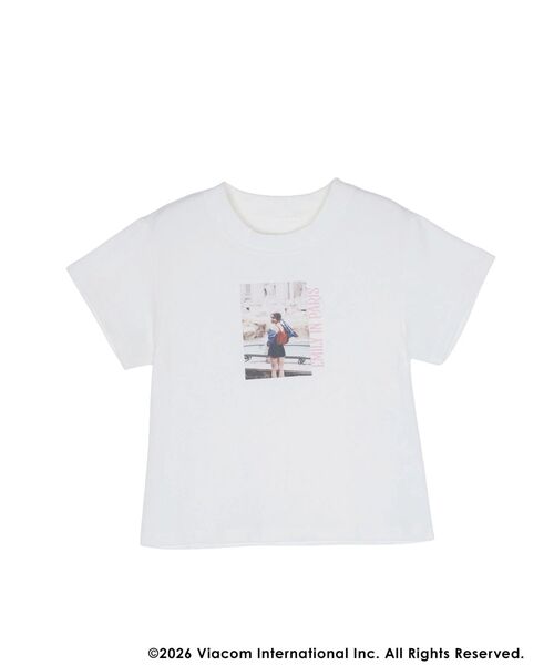 MERCURYDUO（マーキュリーデュオ）の「【EMILY IN PARISコラボ】バーティカルフォトTシャツ（Tシャツ/カットソー・レディース・オフホワイト・FREE）」の15枚目の写真