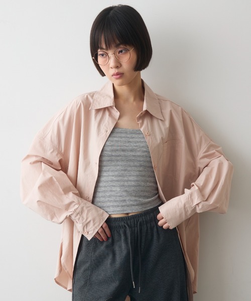 full/fill.（フルフィル）の「cup border cami / カップ付きボーダーキャミ（キャミソール・レディース・グレー/ブラック/ネイビー・FREE）」の16枚目の写真