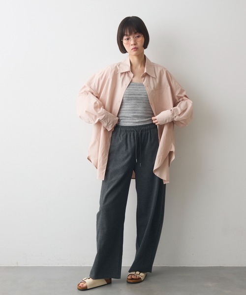 full/fill.（フルフィル）の「cup border cami / カップ付きボーダーキャミ（キャミソール・レディース・グレー/ブラック/ネイビー・FREE）」の22枚目の写真