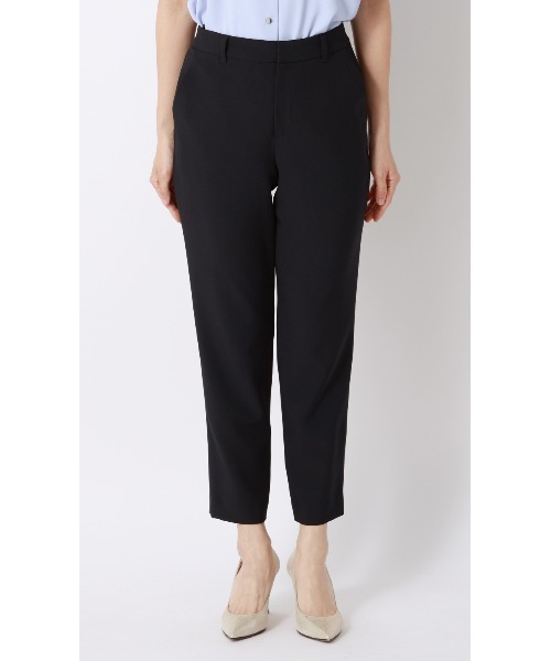 AOYAMA(アオヤマ)の「ゼロプレッシャースーツ【テーパードパンツ】【セットアップ着用可】【裾上げ済み】(スーツパンツ・レディース・ネイビー・S/M/L/SS/LL/3L)」の2枚目の写真