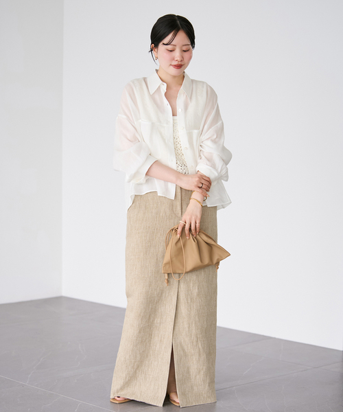 plage（プラージュ）の「《WEB限定追加》les Tendre leather clutch バッグ（ショルダーバッグ・レディース・ブラック/モカ・FREE）」の10枚目の写真