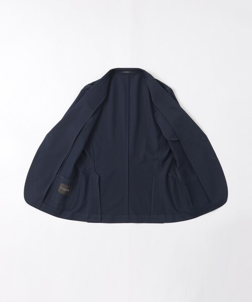 MACKINTOSH LONDON(マッキントッシュ ロンドン)の「【FLEX JERSEY】ハウンドトゥースサッカージャージージャケット(テーラードジャケット・メンズ・ダークネイビー/ライトグレー・38/42/40)」の7枚目の写真