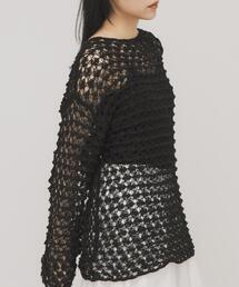 KBF | クロシェルーズニット(ニット/セーター)