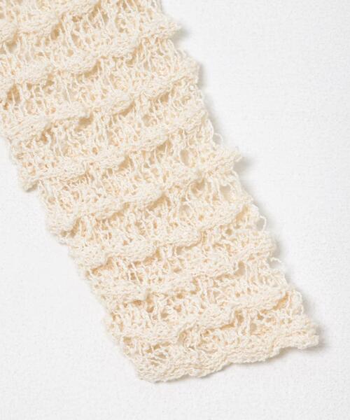 KBF（ケイビーエフ）の「クロシェルーズニット（ニット/セーター・レディース・アイボリー/ブラック/グリーン系その他・ONE）」の11枚目の写真