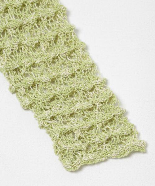 KBF（ケイビーエフ）の「クロシェルーズニット（ニット/セーター・レディース・アイボリー/ブラック/グリーン系その他・ONE）」の20枚目の写真