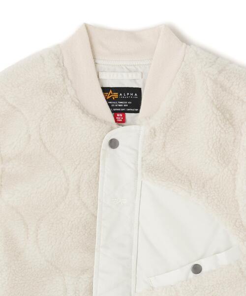 Alpha Industries（アルファインダストリーズ）の「Alpha Industries/アルファ インダストリーズ/SHERPA ONION QUILTING VEST/シェルパ オニオン キルティング ベスト（その他アウター・メンズ・ホワイト系2・S/XS）」の8枚目の写真