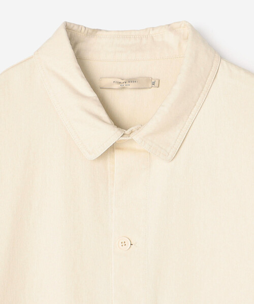 Bshop(ビショップ)の「7115 by SZEKI | コットン シャツジャケット MEN(カバーオール・メンズ・ブラック/ホワイト・XL/L)」の5枚目の写真