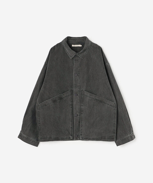 Bshop(ビショップ)の「7115 by SZEKI | コットン シャツジャケット MEN(カバーオール・メンズ・ブラック/ホワイト・XL/L)」の18枚目の写真