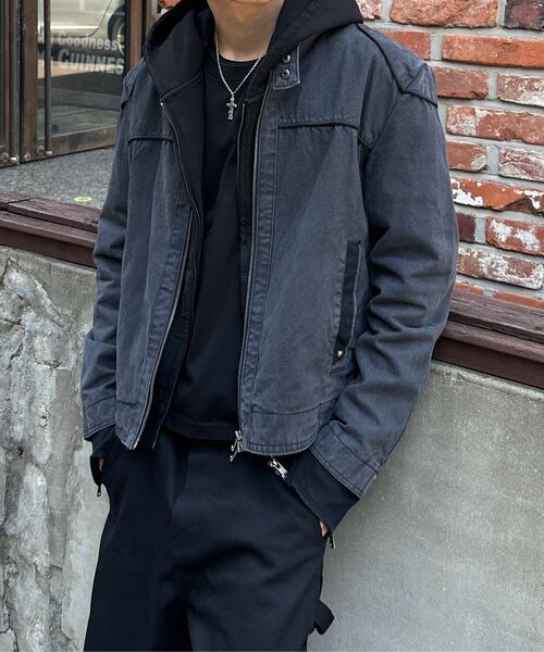 OPUS 0012(オーパス0012)の「Op. 03 EVEL BIKER JACKET IVORY(デニムジャケット・レディース・その他・LARGE/SMALL/MEDIUM)」の5枚目の写真