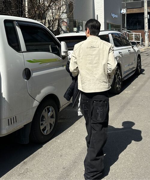 OPUS 0012(オーパス0012)の「Op. 03 EVEL BIKER JACKET IVORY(デニムジャケット・レディース・その他・LARGE/SMALL/MEDIUM)」の4枚目の写真