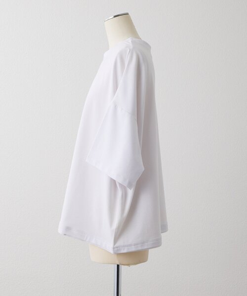 ear PAPILLONNER（イアパピヨネ）の「【ouchi企画】《接触冷感 /速乾 /UV加工》コラボTシャツ【SUM1 STYLE(スミスタイル)】（Tシャツ/カットソー・レディース・ホワイト/ブラック/ブラック系その他・FREE）」の16枚目の写真