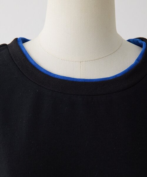 ear PAPILLONNER（イアパピヨネ）の「【ouchi企画】《接触冷感 /速乾 /UV加工》コラボTシャツ【SUM1 STYLE(スミスタイル)】（Tシャツ/カットソー・レディース・ホワイト/ブラック/ブラック系その他・FREE）」の5枚目の写真