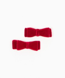 WEGO（ウィゴー）の「WEGO/【2点セット】ベロアリボンクリップ（バレッタ/ヘアクリップ）」