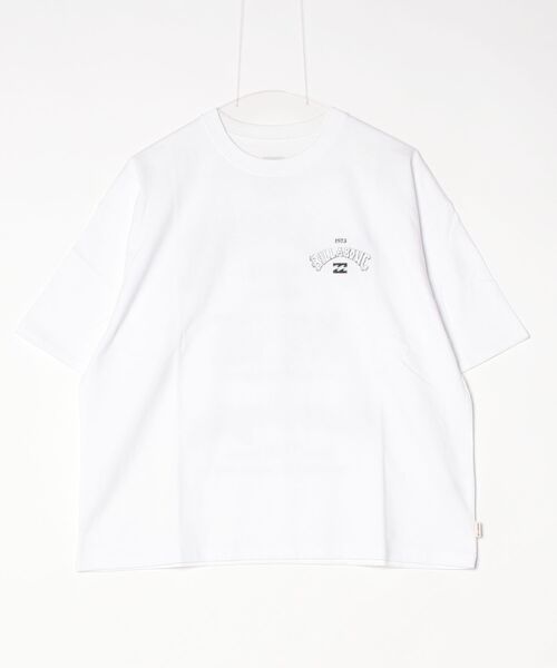 BILLABONG(ビラボン)の「ビラボン BILLABONG アウトドアカジュアル 半袖Tシャツ MESSAGE ARCH LOOSE MEDIUM TEE(Tシャツ/カットソー・レディース・ホワイト/ダークグレー/オレンジ・L/M)」の2枚目の写真