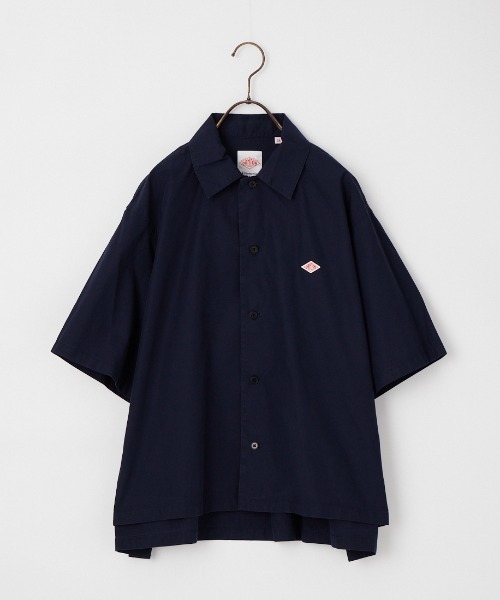 DANTON（ダントン）の「[DANTON/ダントン] コットンポプリン 半袖シャツ（シャツ/ブラウス・レディース・ネイビー/ブルー/ホワイト/グレイッシュベージュ・38）」の21枚目の写真