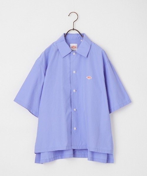 DANTON（ダントン）の「[DANTON/ダントン] コットンポプリン 半袖シャツ（シャツ/ブラウス・レディース・ネイビー/ブルー/ホワイト/グレイッシュベージュ・38）」の22枚目の写真