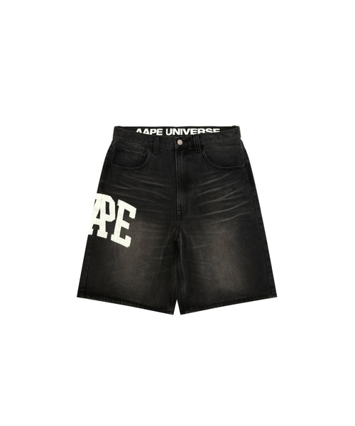 A BATHING APEショートパンツ ダークデニム AAPE DENIM SHORTS（デニムパンツ）｜AAPE BY A BATHING APE（エー