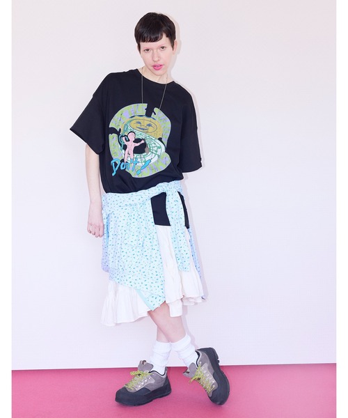 Little sunny bite(リトルサニーバイト)の「【Little sunny bite】 logo big tee(Tシャツ/カットソー・レディース・ホワイト/ピンク/ブラック・MEDIUM/SMALL)」の15枚目の写真