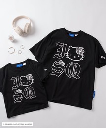 sanrio（サンリオ）の「【72】【Sanrio/サンリオ】Y2Kスタイル/ハローキティ アイレット ラインストーン クルーネックTシャツ/ピチT/チビT/ユニセックス（Tシャツ/カットソー）」