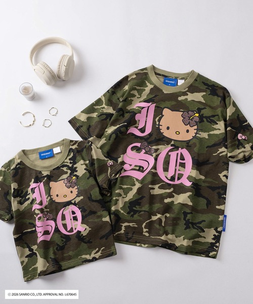 sanrio(サンリオ)の「【72】【Sanrio/サンリオ】Y2Kスタイル/ハローキティ アイレット ラインストーン クルーネックTシャツ/ピチT/チビT/ユニセックス/新色追加(Tシャツ/カットソー・レディース・カーキ/ブラック/スカイブルー/レッド/ホワイト系その他/ホワイト/ブラック系その他/グリーン系その他/ブラック系その他2/ホワイト系その他2・S/L/M)」の8枚目の写真