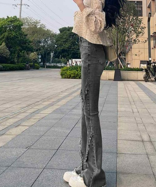 REBALANCE（リバランス）の「フレアデニムパンツ（デニムパンツ・レディース・B/A・X-LARGE/LARGE/MEDIUM）」の5枚目の写真